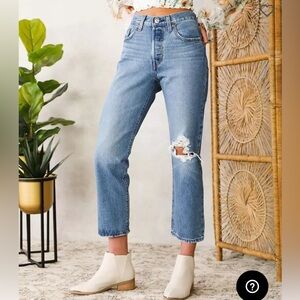 Levi's® Premium 501® ORIGINAL CROPPED WOMEN'S JEANS Athens slide 26 NWT